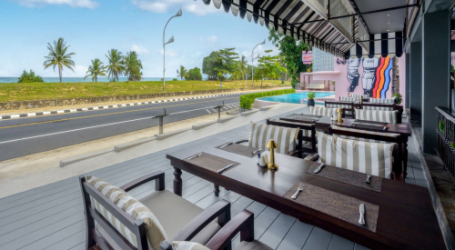 Beachfront Italian restaurant on Karon Beach, Phuket