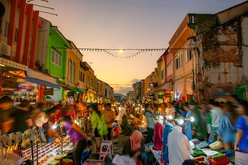 Night and weekend markets in Phuket