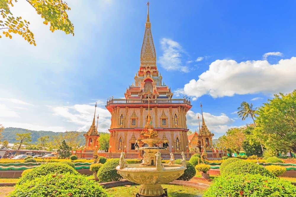 Wat Chalong in Phuket, Thailand