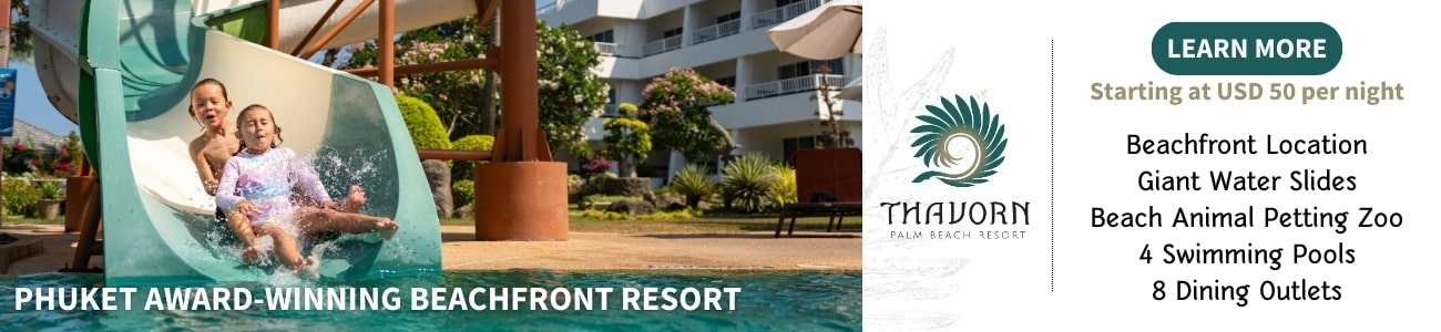 Best waterpark beachfront resort in Phuket