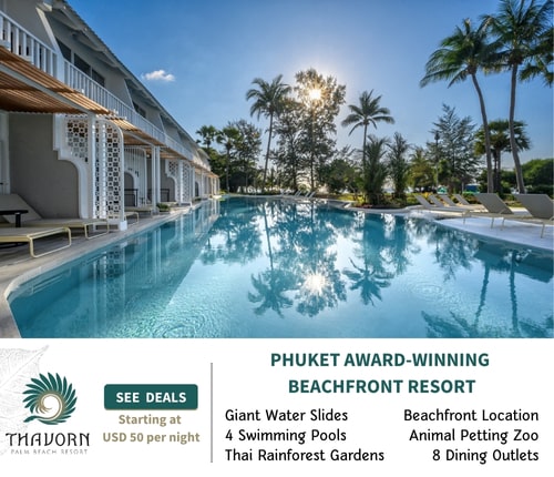 Luxury Pools in Phuket at Thavorn Palm Beach