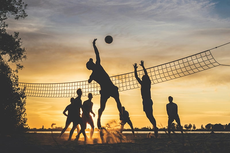 Volleyball Game on Karon Beach Phuket