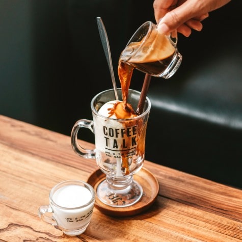 Affogato at Coffee Talk Karon Beach